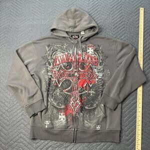 Y2K MMA Elite full zip hoodie mens large